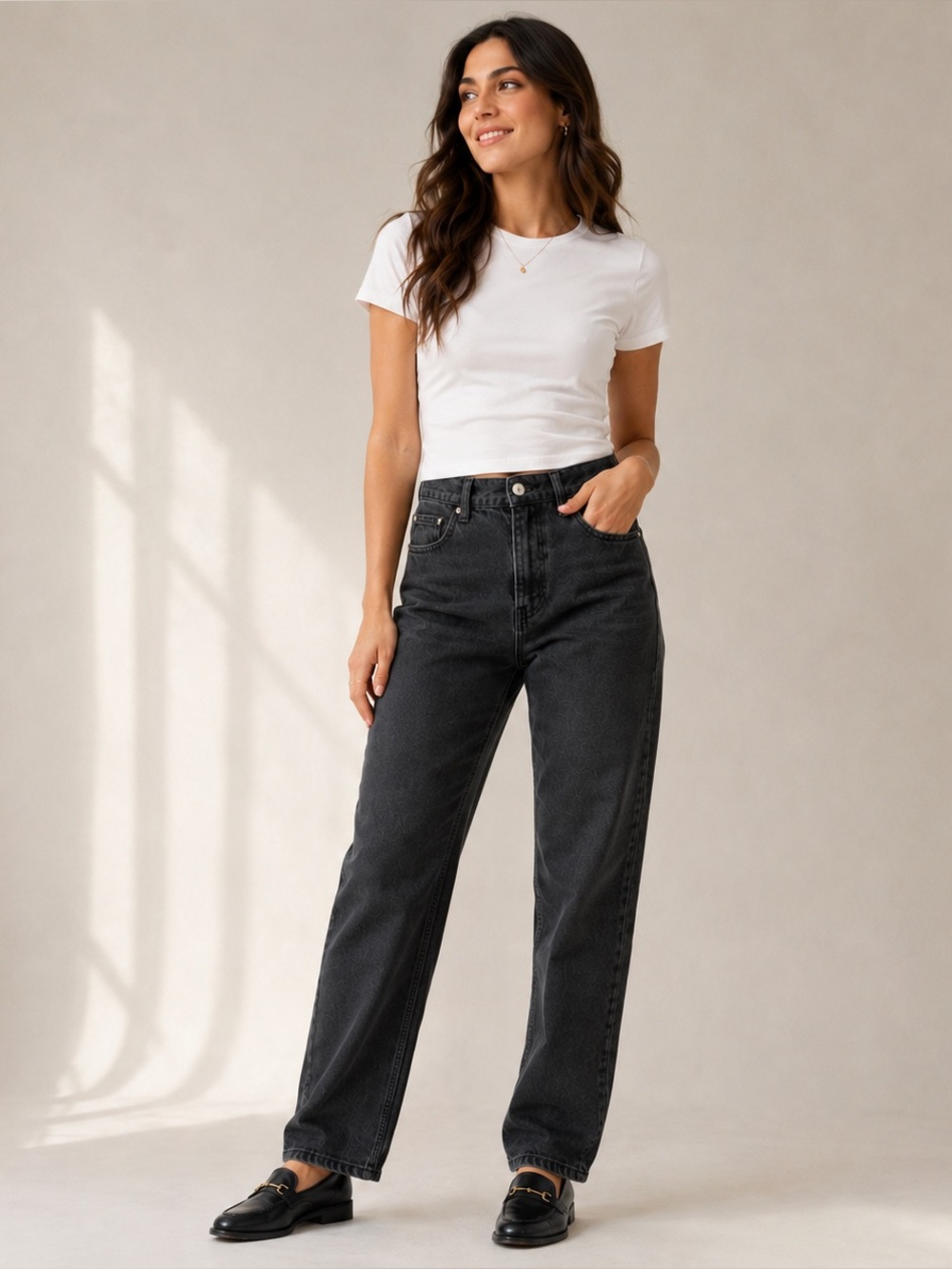 Reformation Black‎ High Rise Straight Leg Jeans size 29